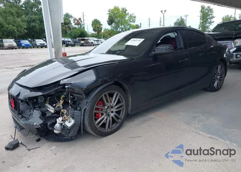 2017 Maserati Ghibli S z USA, uszkodzony, nr VIN ZAM57RSL7H1198901